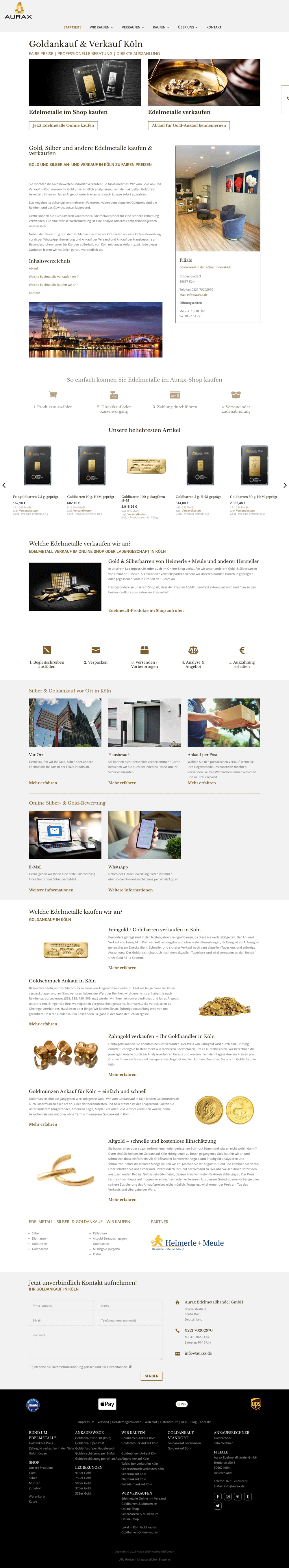 Aurax Webdesign Köln