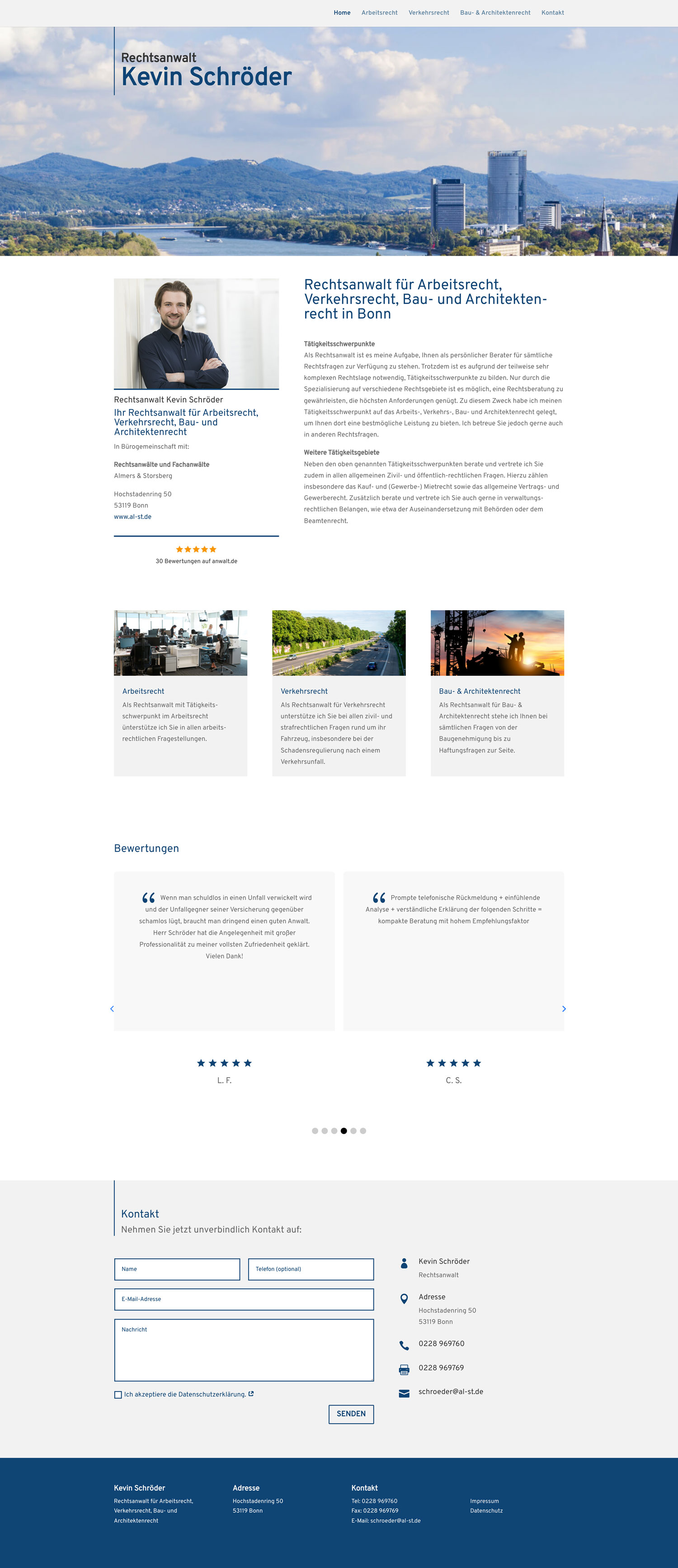 Rechtsanwalt Webdesign Köln